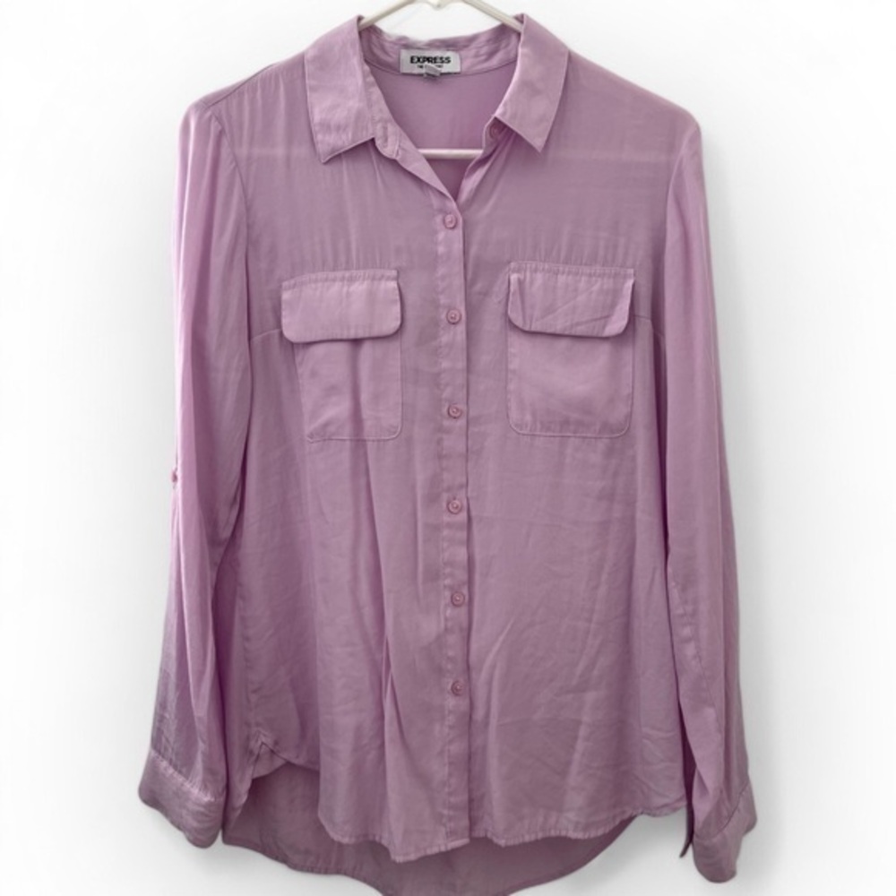 EXPRESS Pink City Shirt size Small